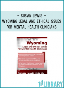 No metrics found for "Susan Lewis - Wyoming Legal and Ethical Issues for Mental Health Clinicians"
