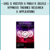 topics examined in this book include the effects of hypnosis on cancer patients and its use on people with skins disorders and procedures, as well as its effect on people with chronic pain.