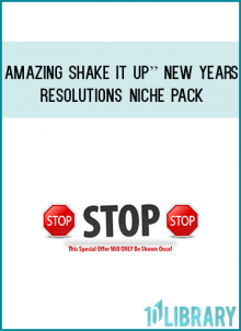 Amazing Shake It Up” New Years Resolutions Niche Pack