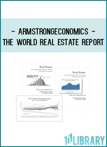 The “World Real Estate” report provides an overview of the markets around the world with respect to real estate and the trends in motion.