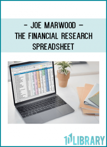 This database of financial research comes as an Excel spreadsheet containing over 400 curated financial