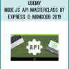 Udemy - Node.js API Masterclass by Express & MongoDB 2019