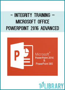 deliver effective presentations using Microsoft Office PowerPoint 2016.