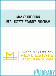 Manny Khoshbin – Real Estate Starter Program at Midlibrary.net