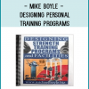 Mike Boyle - Designing Personal Training Programs