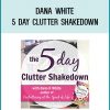 In The 5 Day Clutter Shakedown, Dana K White shares the steps to decluttering an overwhelming mess