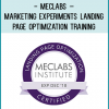 ECLABS has developed the meta-theory of landing page optimization that