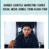 Barber Clientele Marketing Course + Social Media Bundle from Isaiah Ford at Midlibrary.com