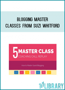 Blogging Master Classes from Suzi Whitford at Midlibrary.com