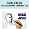 Female Skull and Portrait Drawing from Miss Jisu at Midlibrary.com