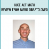 Huge ACT Math Review from Mario DiBartolomeo at Midlibrary.com