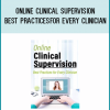 Online Clinical Supervision, Best Practices for Every Clinician from Rachel McCrickard at Midlibrary.com