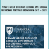 Private Group Exclusive Lessons, Live Stream Recordings, Portfolio Breakdown (2017 – 2021) by Jeremy at Midlibrary.com