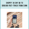 Shopify 30 Day $0 To $100.000 Fast-Track from Evan at Midlibrary.com