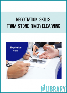 Negotiation Skills from Stone River eLearning at Midlibrary.com