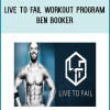 Ben Booker – Live to Fail Workout Program is a digital online course with the following format files such as: .mp4 (.avi or .ts), .mp3, .pdf and .doc .csv… etc. You can access this course wherever and whenever you want as long as you have fast internet connection OR you can save one copy on your personal computer/laptop as well.
