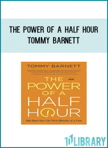 “The Power of a Half Hour is full of unique, practical, and God-inspired truths to keep your time focused on all that God has called you to do. If you apply these principles…they will bring renewed purpose and inspiration to your life.”
