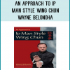 An Approach to Ip Man Style Wing Chun is a practical new beginner's guide to Wing Chun by a certified instructor in the Ip Man lineage. Pan American Triple Gold Medalist Wayne Belonoha provides the fundamentals of the art as a comprehensive mind/body training program. Written in accessible language and including more than 400 full-color photos, the book emphasizes benefits including weight reduction, stress management, personal defense and safety, and self-discipline through meditation.