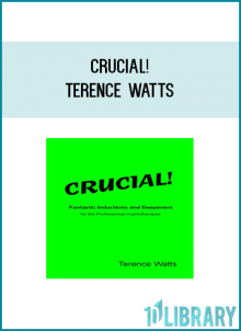 This is the first book of inductions and deepeners produce by Terence Watts. It has sold thousands of copies around the world and established his reputation as a creator of highly innovative and imaginative script work for the professional therapist. It is unusual in that it includes a section on personality profiling which allows the therapist to perfectly match the scripts to the client's personality.