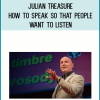 Julian Treasure – How to Speak So That People Want to Listen at Midlibrary.net