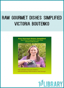 Learn to use Victoria's simple formulas as a base for an assortment of scrumptious raw dishes. Learn to make amazingly delicious live soup in minutes. Gain confidence to create a variety of raw entrees. Discover the secrets to delectable desserts. Find out many helpful tips and tricks from Victoria.