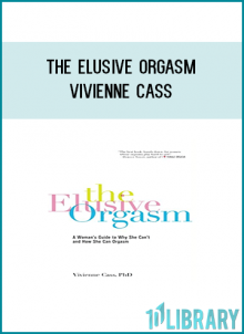 Are you one of the thirty percent of women who has difficulties with orgasm? Do you want to experience greater sexual satisfaction? In easy to read language, The Elusive Orgasm provides a full overview of women's sexual pleasure, covering sexual triggers, stages of arousal, the power of mind, and how women differ from men. Longtime clinical psychologist and sex therapist Dr. Vivienne Cass reveals all the causes of women's orgasm difficulties -- and how to remedy them. In The Elusive Orgasm, you'll learn: What an orgasm is How the clitoris is much more than "a little button" The stages of a woman's arousal The five types of orgasm difficulties The twenty-five causes of those difficulties Self-awareness via quizzes and questionnaires Sexual and non-sexual changes to help you orgasm Step-by-step plans to help you and your partner An extraordinarily thorough, all-inclusive exploration of every possible reason why women have orgasm challenges, The Elusive Orgasm gives you the tools to discover the source of your own orgasm difficulties, along with straightforward remedies.