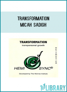 Composed and performed by Micah Sadigh, PhD, Transformation provides a mesmerizing blend of Hemi-Sync® and synthesizer music to move you beyond your sense of personal self. Let go of your thoughts and surrender to the deeply relaxing, wonderfully inspiring experience of Transformation. (49 min)
