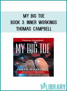 Book 3 of the MY Big TOE trilogy. My Big TOE, written by a nuclear physicist in the language contemporary culture, unifies science and philosophy, physics and metaphysics, mind and matter, purpose and meaning, the normal and the paranormal. The entirety of human experience (mind, body, and spirit) including both our objective and subjective worlds is brought together under one seamless scientific understanding. Book 3: Inner Workings – Section 5 presents the formal reality model in detail. In this section the mechanics of reality are explained. You will find out how the past present and future are formed, how they can be altered, and how you interact with the larger reality as an individuated unit of consciousness. Here you will find an explanation of inter and intra dimensional awareness and the theoretical possibilities of teleportation, time travel as a few of the more fun ramifications of this reality model are probed. Section 6 provides the wrap-up that puts everything discussed into an easily understood perspective. Additionally, Section 6 points out My Big TOE's relationship with contemporary science and philosophy. By demonstrating a close conceptual relationship between this TOE and some of the establishment's biggest scientific and philosophic intellectual guns, Section 6 integrates My Big TOE into traditional Western science and philosophy.
