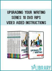 Finally, an easy-to-use resource that helps everyday students dramatically upgrade their everyday writing! Video Aided Instruction’s brand new Upgrade Your Writing DVD series is like a virtual writing clinic on DVD. It helps middle school students through adults (especially challenged learners requiring remediation) to express themselves more effectively; improve their command of grammar, usage, and mechanics; meet (and exceed) the requirements of their assignments; focus on their purpose and their audience; and develop a writing style that’s smooth, engaging, and truly their own!