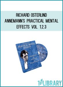 Richard Osterlind - Annemann's Practical Mental Effects Vol. 1,2,3 at Midlibrary.com