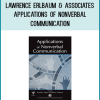 Lawrence Erlbaum and Associates - Applications of Nonverbal Communication